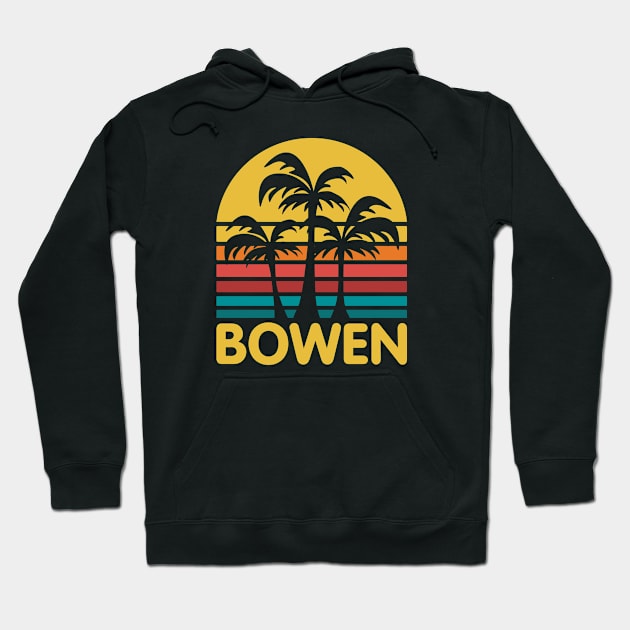 Bowen, Queensland Hoodie by Speshly